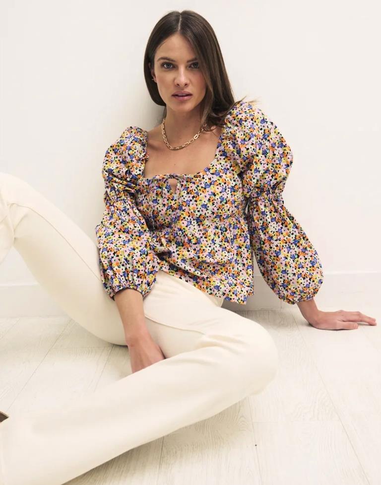 Multicoloured Printed Top