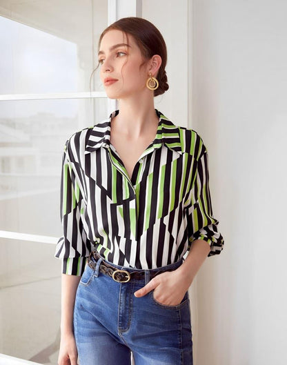 White Printed Shirt