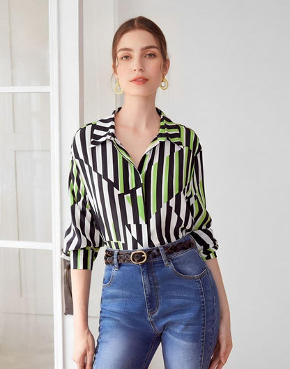 White Printed Shirt