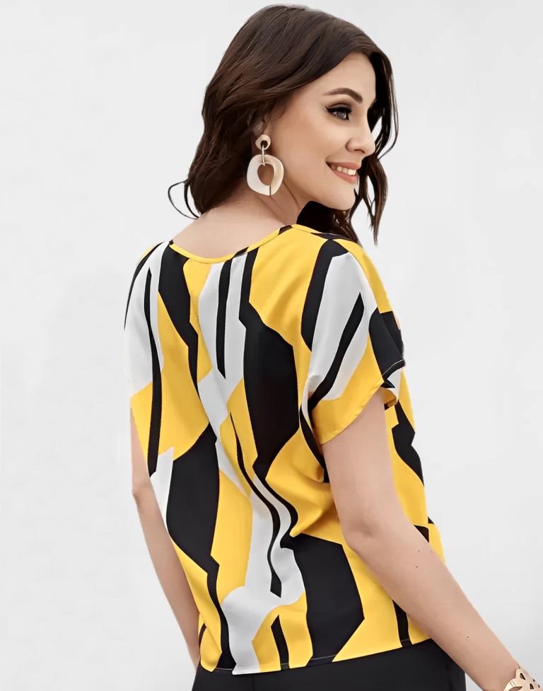 Multicoloured Casual Printed top