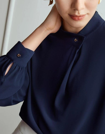 Navy Blue ester Plain Top