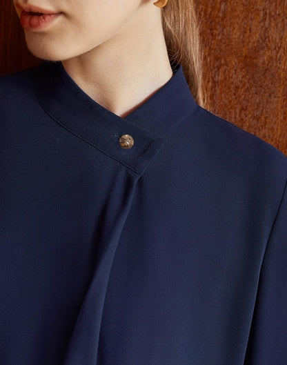 Navy Blue ester Plain Top