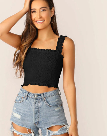 Black Plain Top