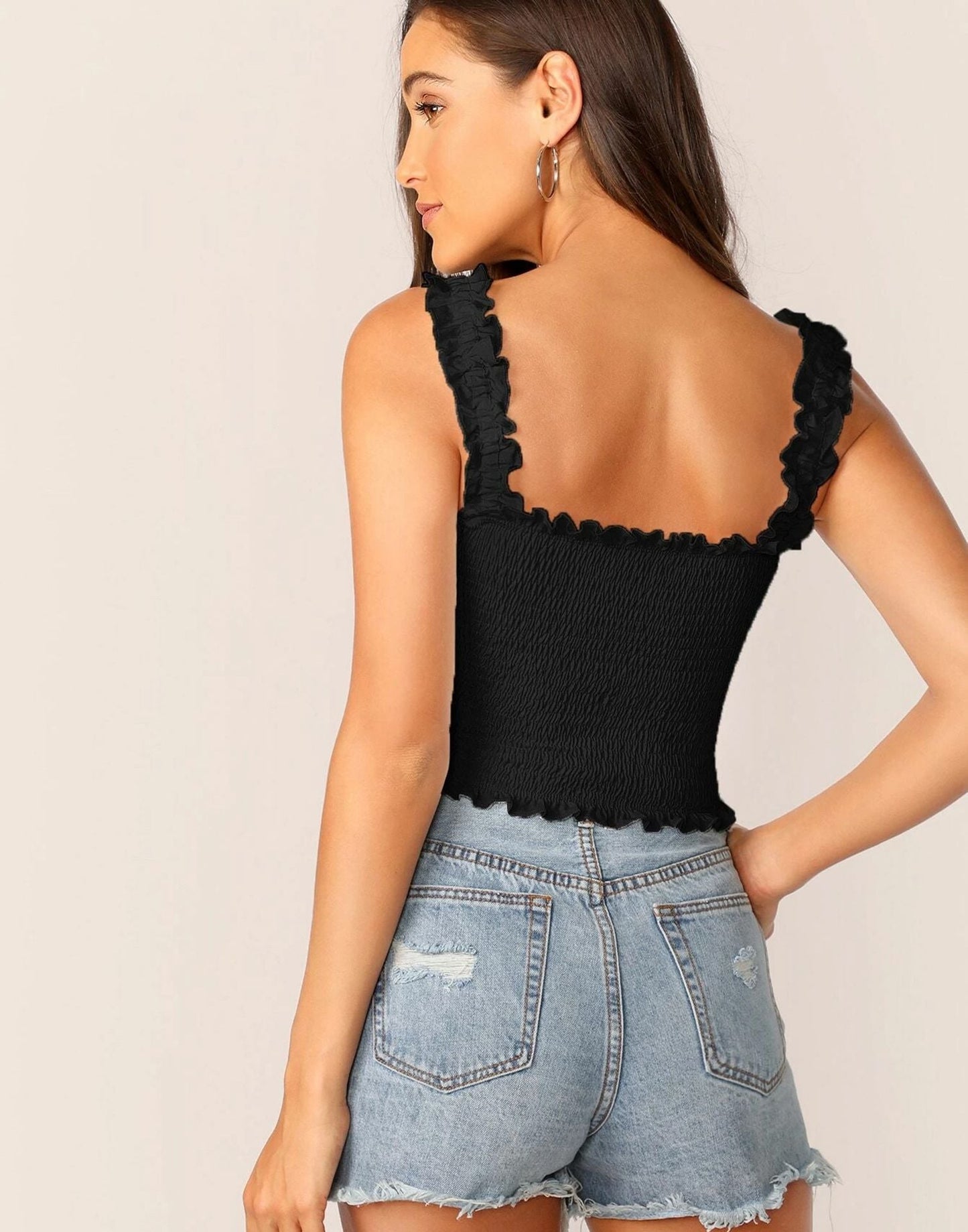 Black Plain Top