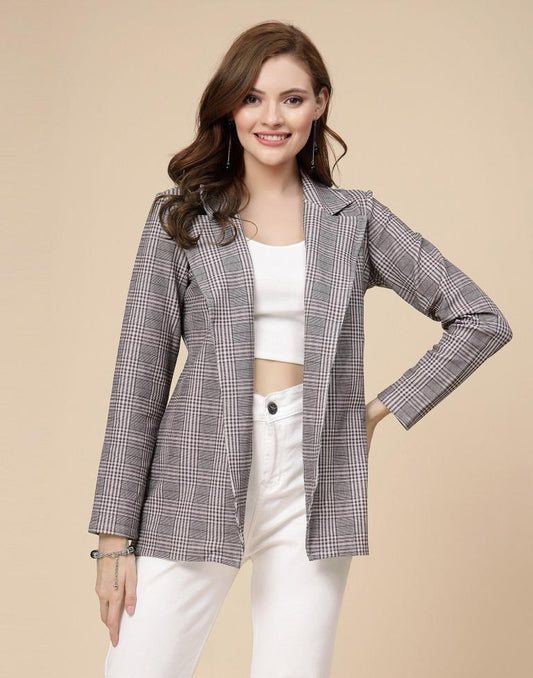 Grey Printed Top