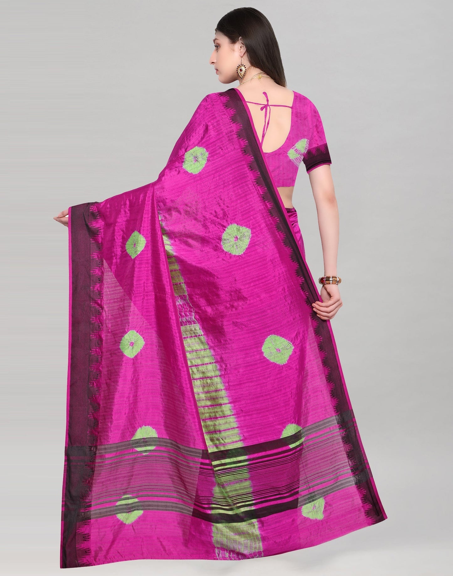 Pink Terylene Saree | Sudathi