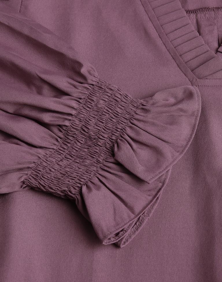 Mauve Plain Top