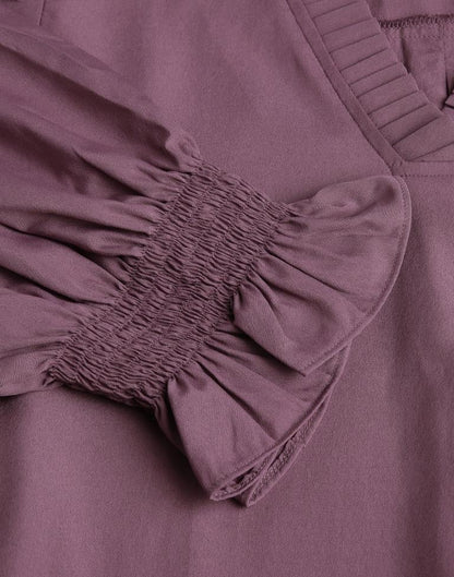 Mauve Plain Top