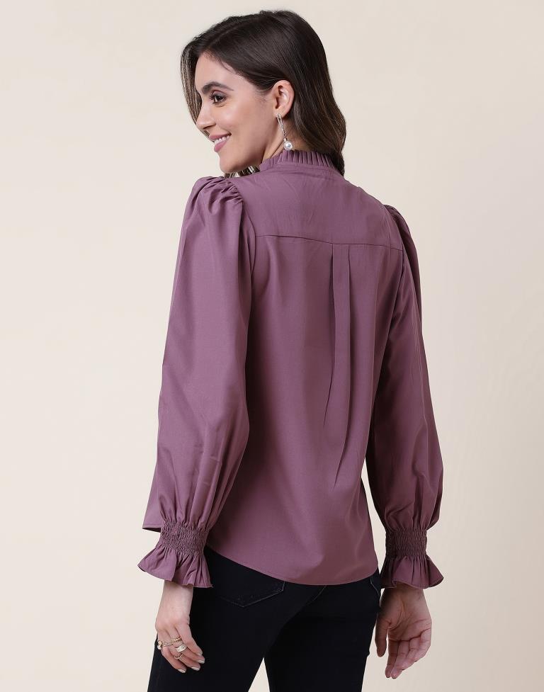Mauve Plain Top