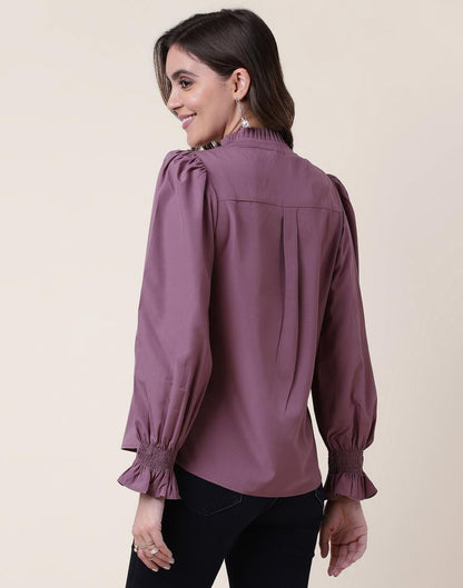 Mauve Plain Top