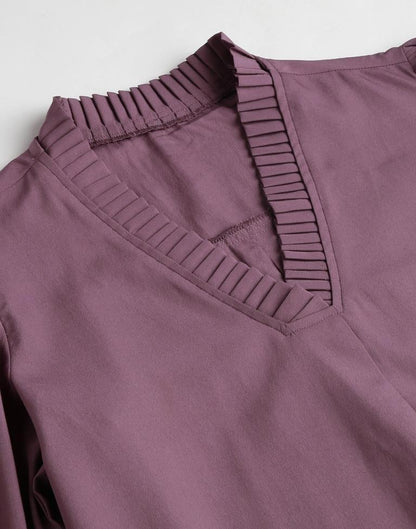 Mauve Plain Top