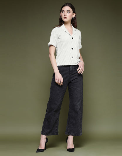 White Plain Lycra Shirt