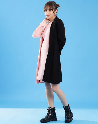 Light Pink Lycra Plain Dress