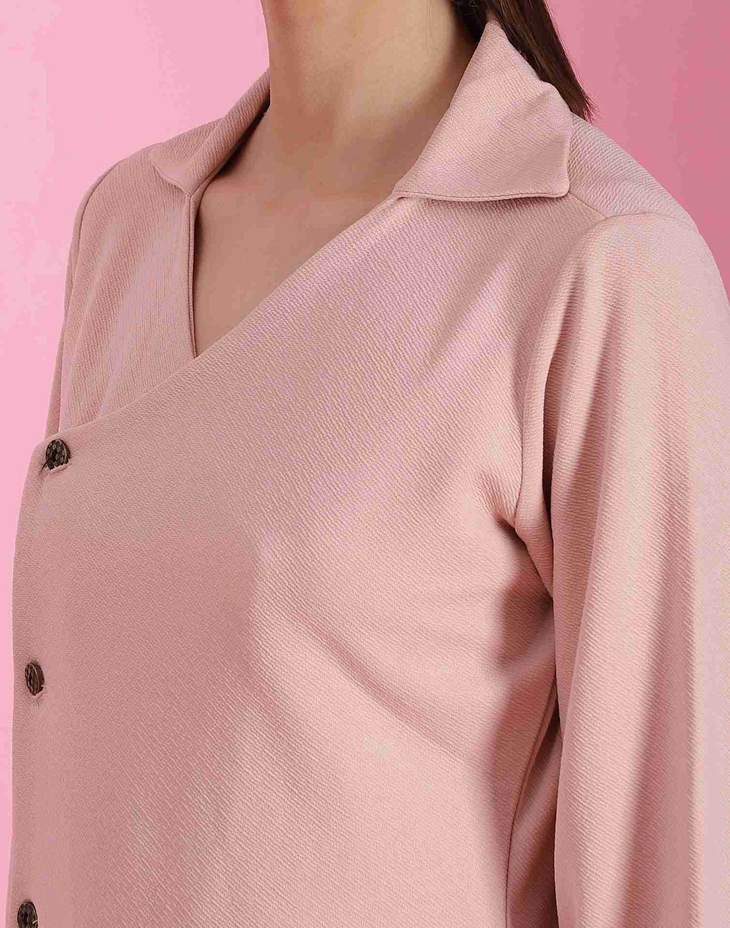 Pink Lycra Plain Top