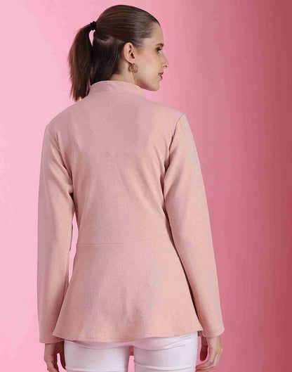 Pink Lycra Plain Top