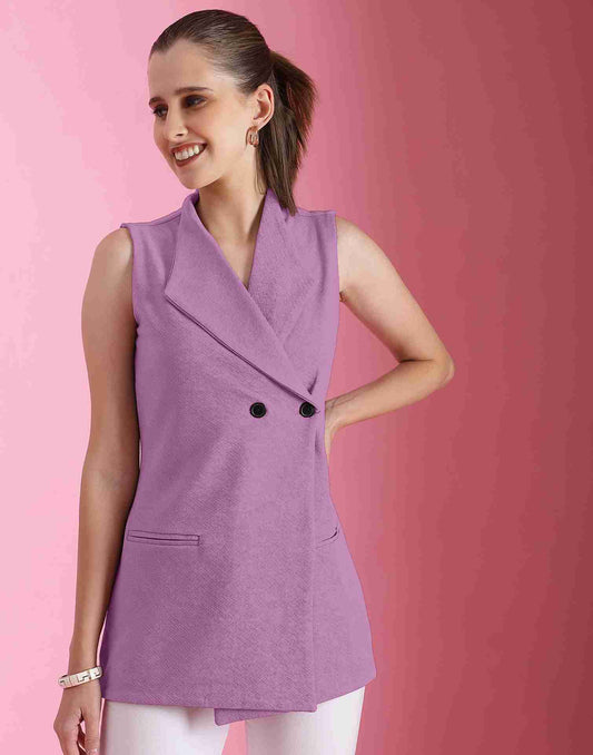 Lavender Lycra Plain Top