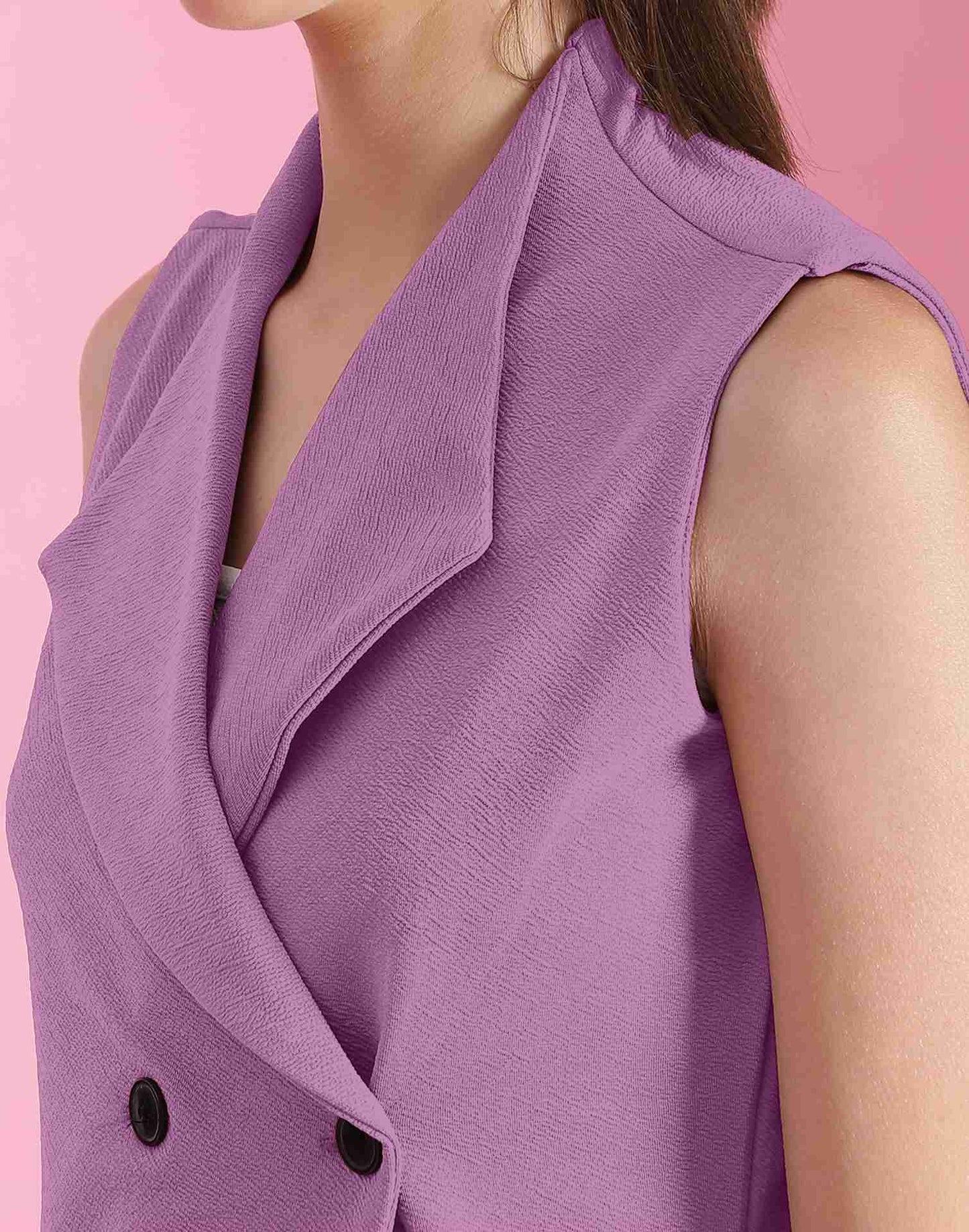 Lavender Lycra Plain Top