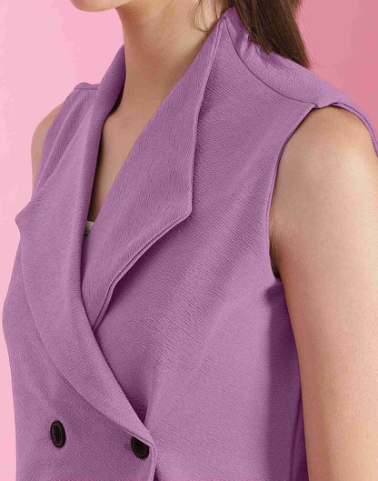Lavender Lycra Plain Top