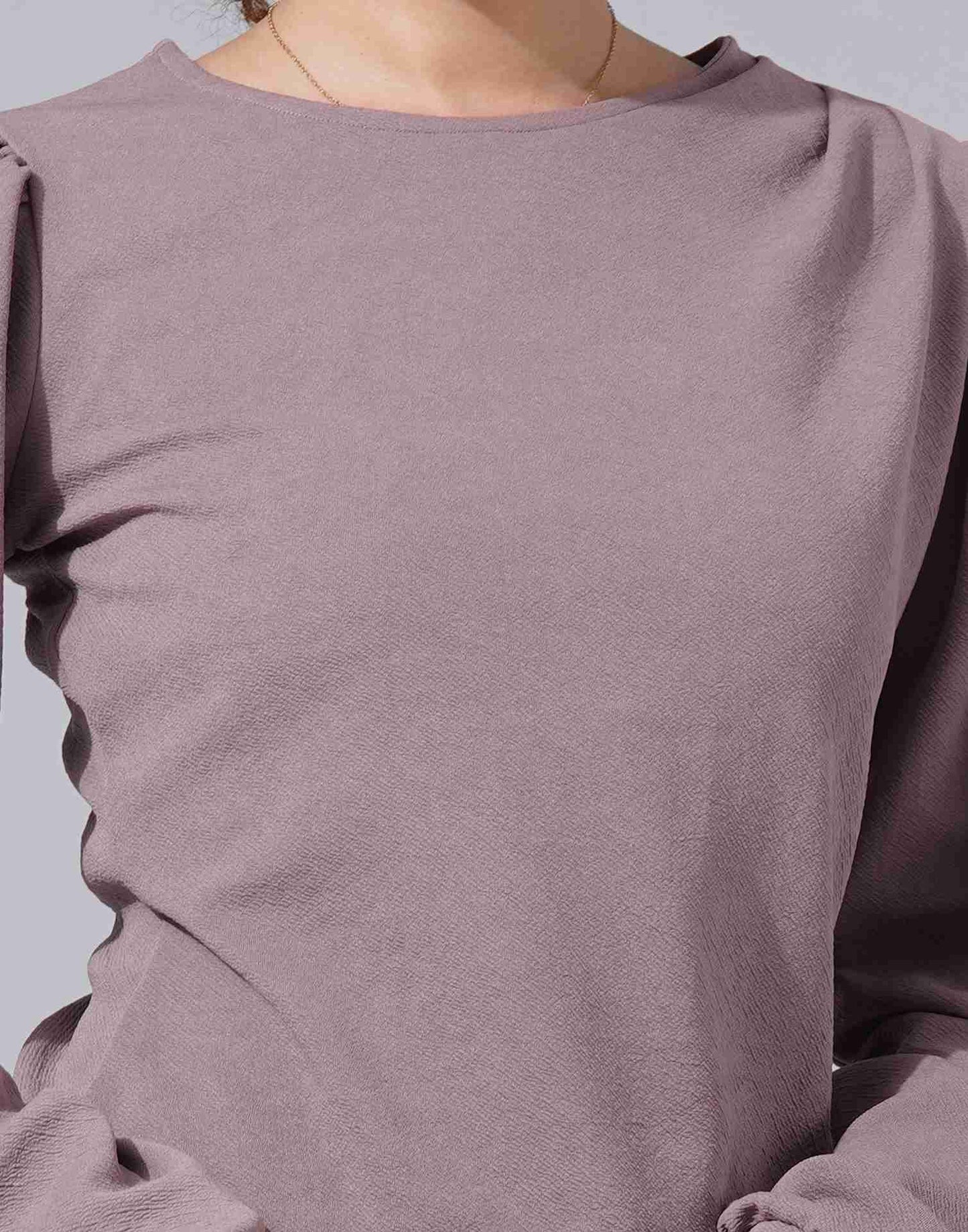 Mauve Lycra Plain Top
