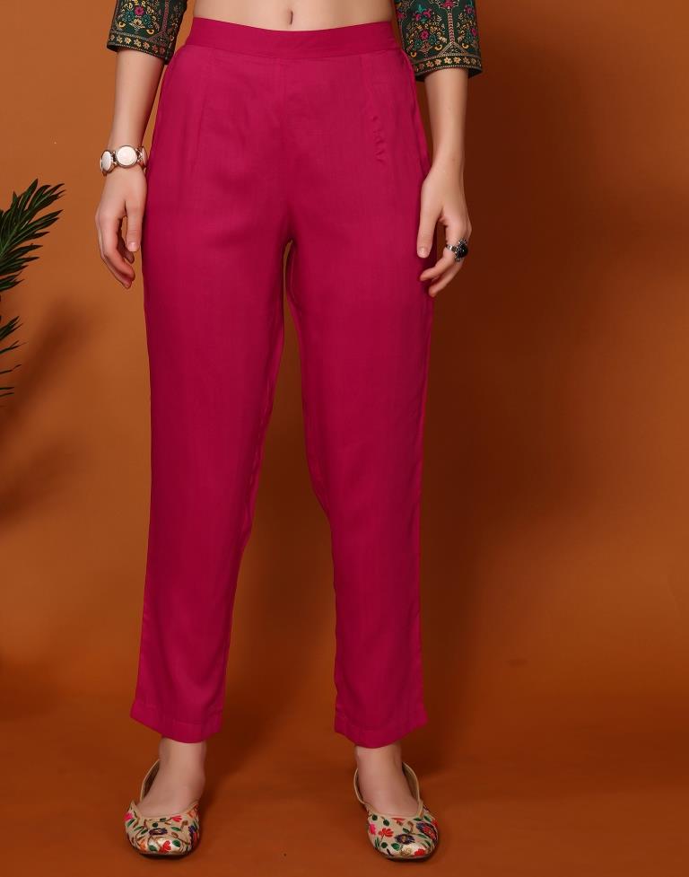 Bottal Green Printed A-Line Kurta Kurti With Pant And Dupatta | Sudathi