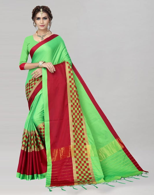 Green Silk Saree | Sudathi