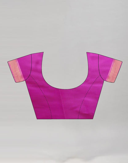 Pink Coloured Poly Silk Banarasi Jacquard Partywear Saree | Sudathi