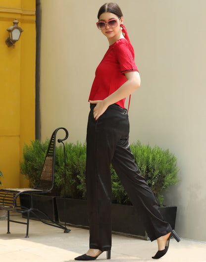 Red Solid Top | Sudathi