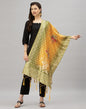 Picturesque Mustard Coloured Poly Silk Digital Printed Dupatta | Sudathi