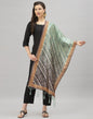 Gorgeous Olive Green Coloured Poly Silk Bandhani Printed Dupatta | Sudathi