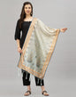 Voguish Light Sky Blue Coloured Poly Silk Digital Printed Dupatta | Sudathi