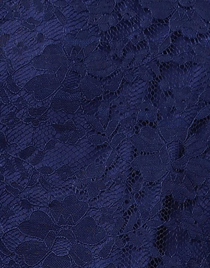 Astounding Navy Blue Coloured Net Russell Net Tops | Sudathi