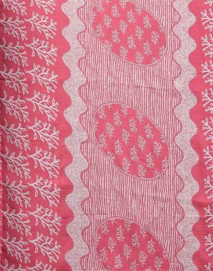 Pink Printed Kurta With Pant And Dupatta