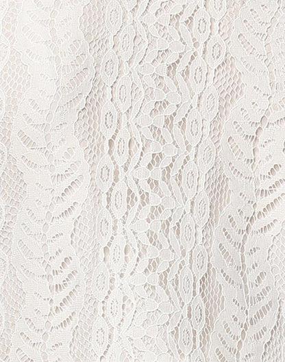 Glamorous White Coloured Net Russell Net Dress | Sudathi