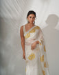White Organza Saree | Leemboodi
