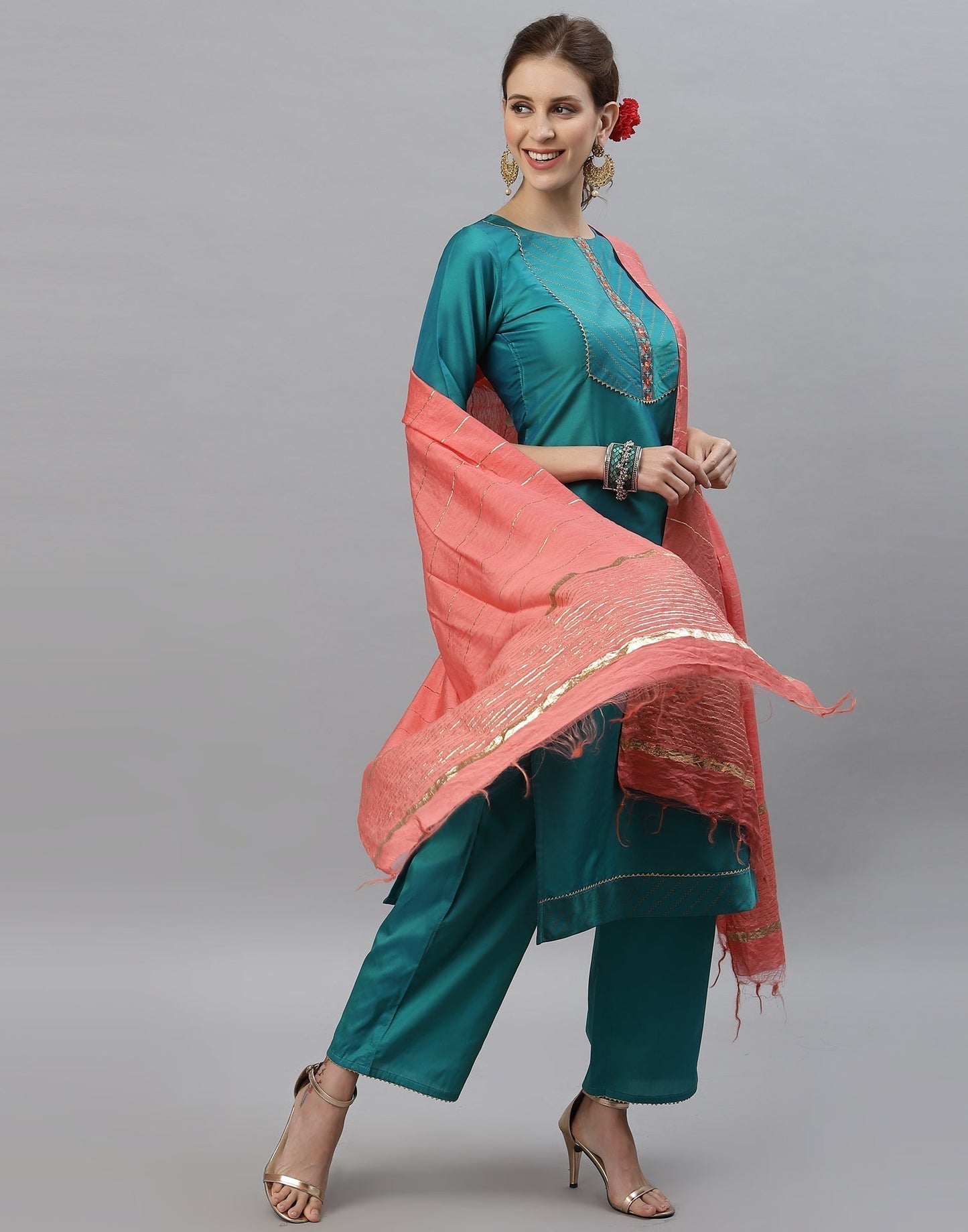 Rama Kurti With Pant And Dupatta | Sudathi