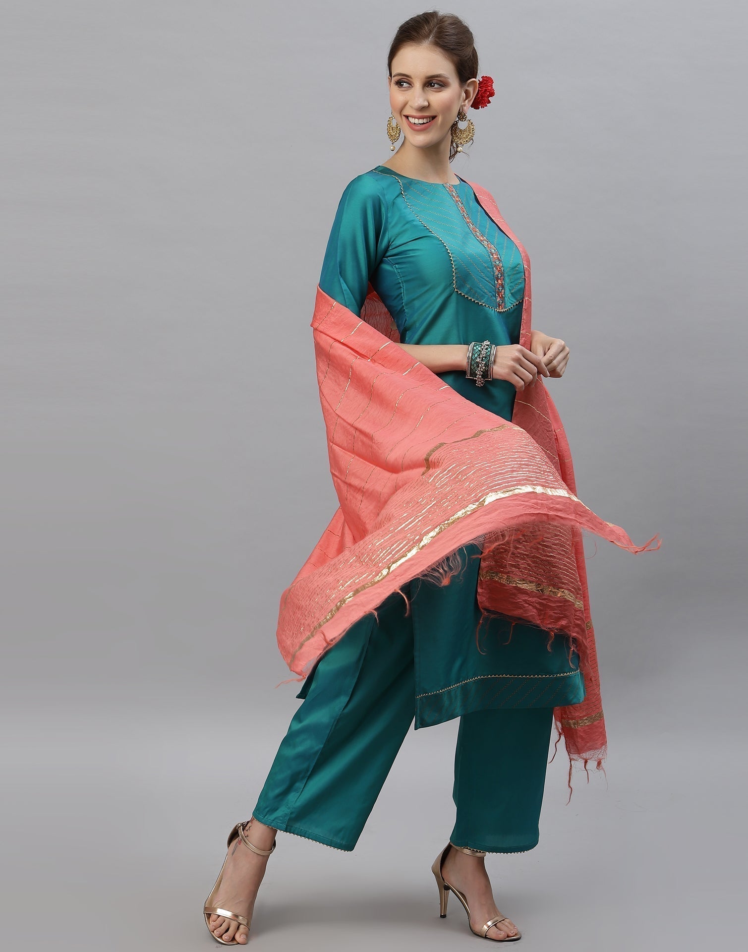 Rama Kurti With Pant And Dupatta | Sudathi