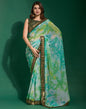 Multicoloured Chiffon Digital Printed Saree | Leemboodi