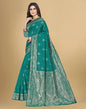 Rama Green Banarasi Silk Saree