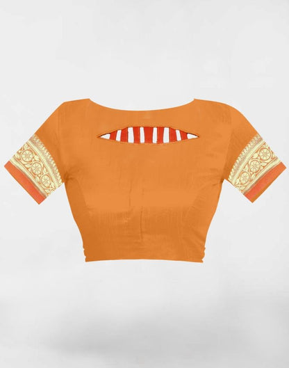 Mustard Jacquard Banarasi Silk Saree