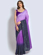 Lavender Dola Silk Sequence Saree | Leemboodi