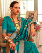 Sea Green Handloom Silk Saree | Leemboodi