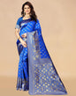 Blue Banarasi Silk Saree